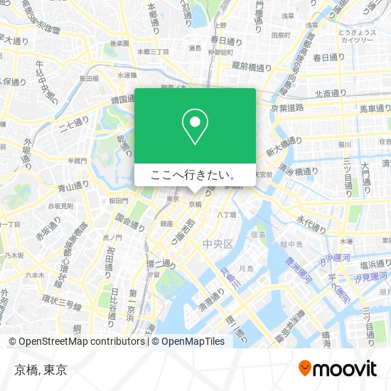 京橋地図
