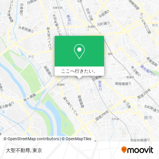 大聖不動尊地図