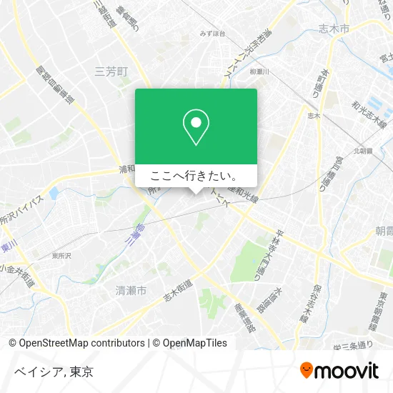 ベイシア地図