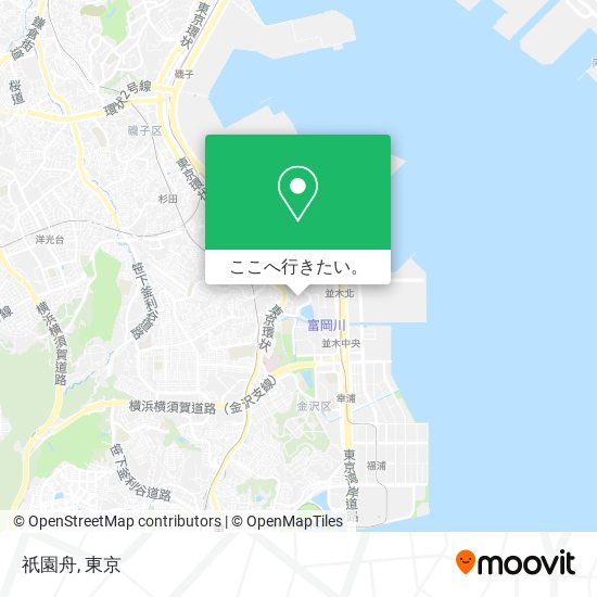 祇園舟地図