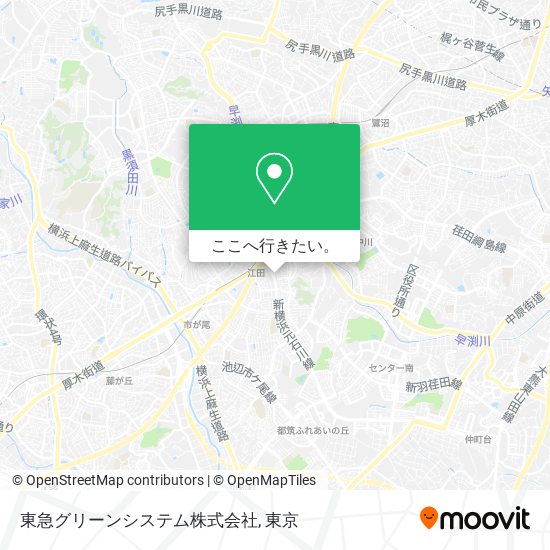 東急グリーンシステム株式会社地図