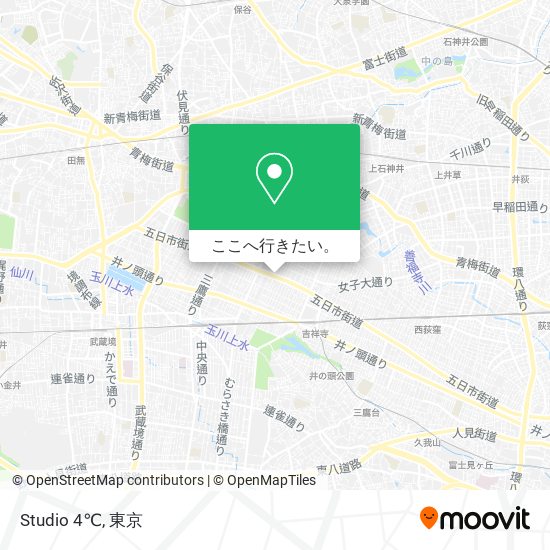 Studio 4℃地図