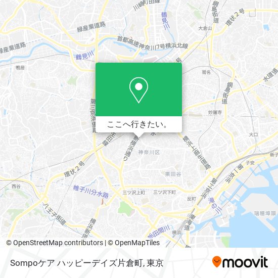 Sompoケア ハッピーデイズ片倉町地図