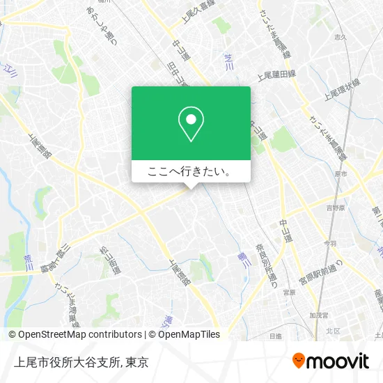 上尾市役所大谷支所地図