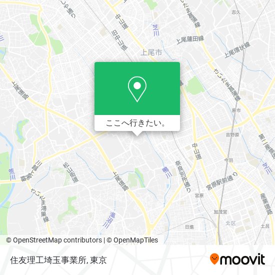 住友理工埼玉事業所地図