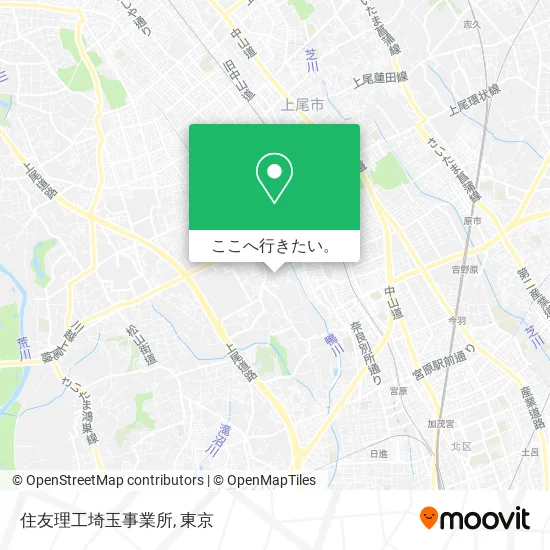 住友理工埼玉事業所地図