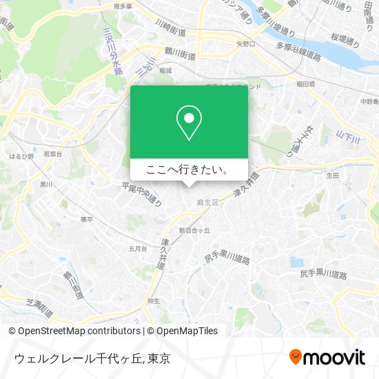 ウェルクレール千代ヶ丘地図