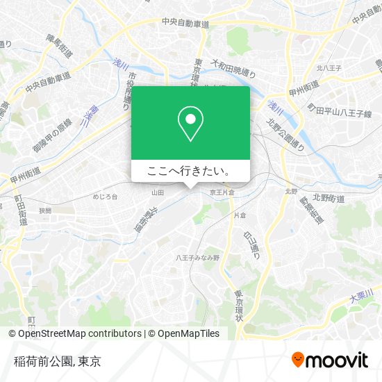 稲荷前公園地図