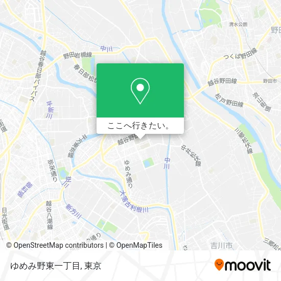 ゆめみ野東一丁目地図