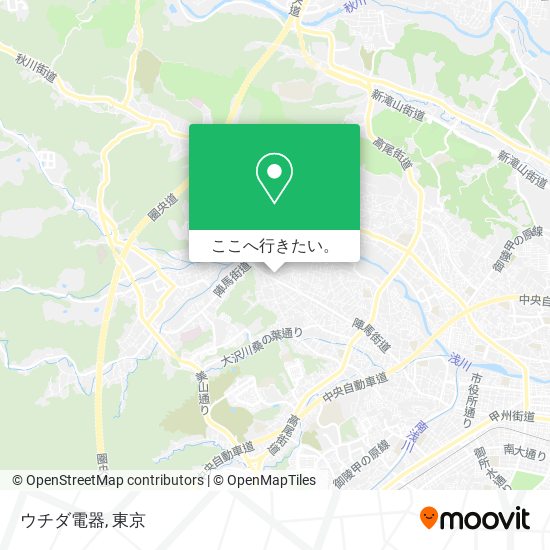 ウチダ電器地図