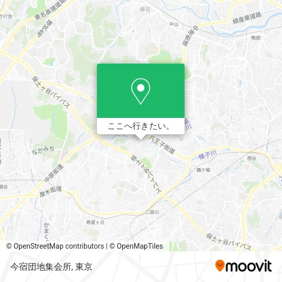 今宿団地集会所地図