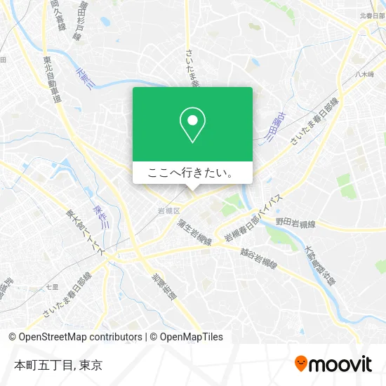 本町五丁目地図