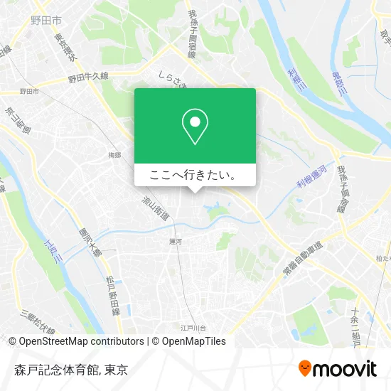 森戸記念体育館地図