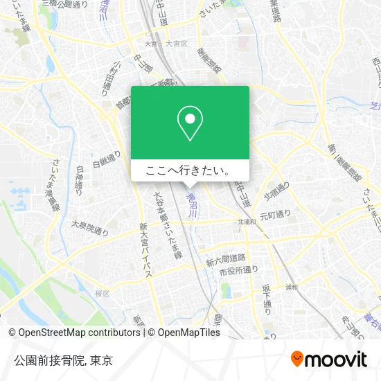 公園前接骨院地図