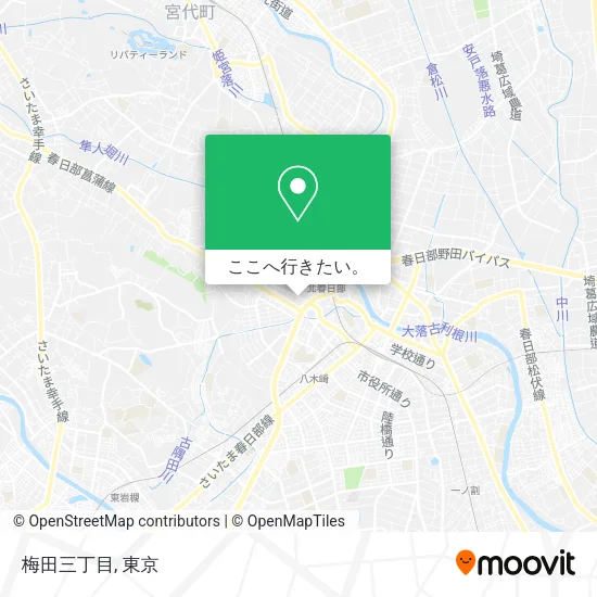 梅田三丁目地図