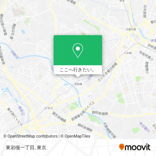 東岩槻一丁目地図