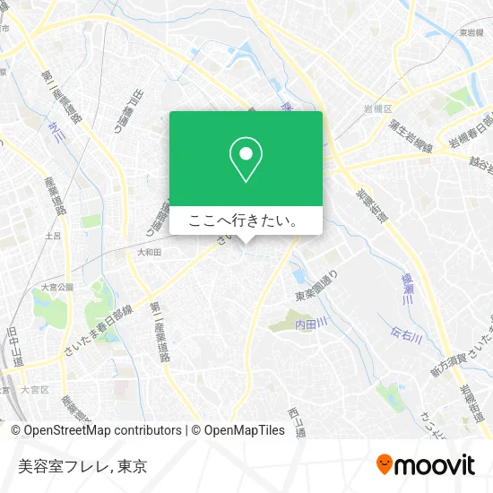 美容室フレレ地図