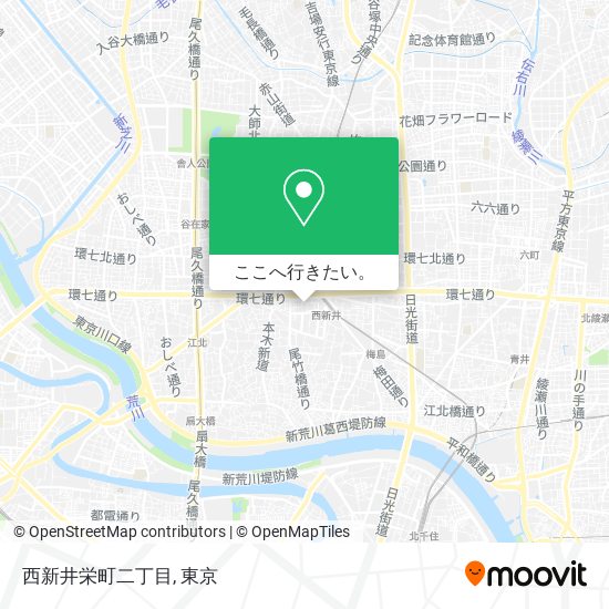 西新井栄町二丁目地図