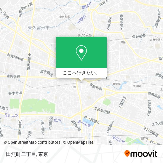 田無町二丁目地図