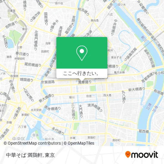 中華そば 満鶏軒地図