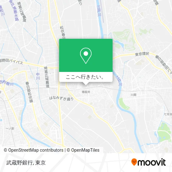 武蔵野銀行地図