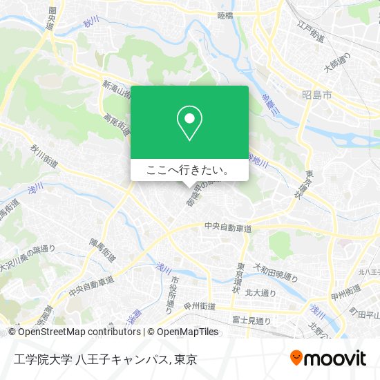 工学院大学 八王子キャンパス地図