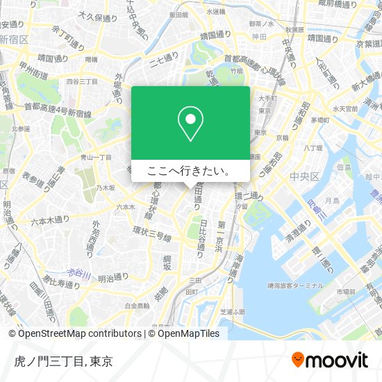 虎ノ門三丁目地図