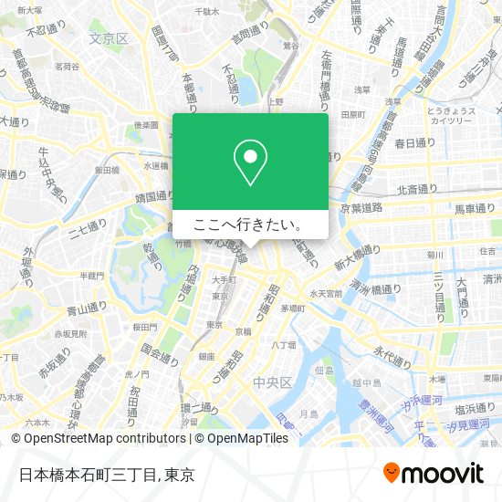 日本橋本石町三丁目地図