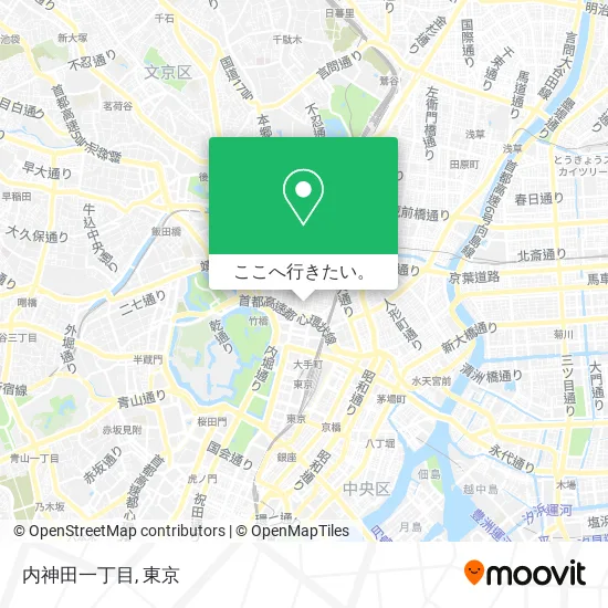 内神田一丁目地図