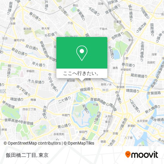 飯田橋二丁目地図