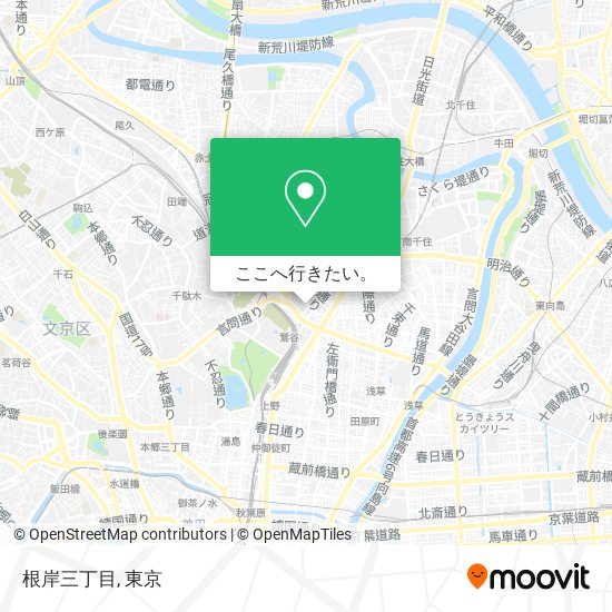 根岸三丁目地図