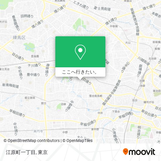 江原町一丁目地図