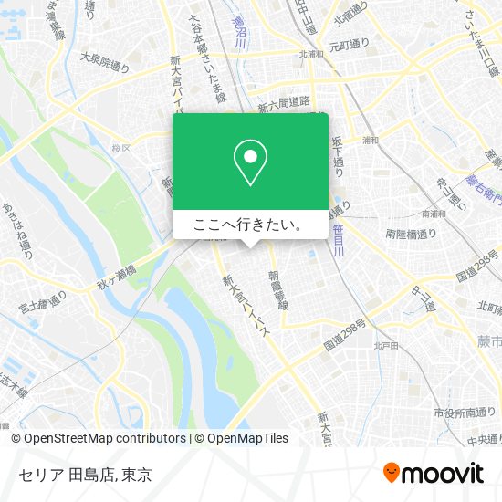 セリア 田島店地図