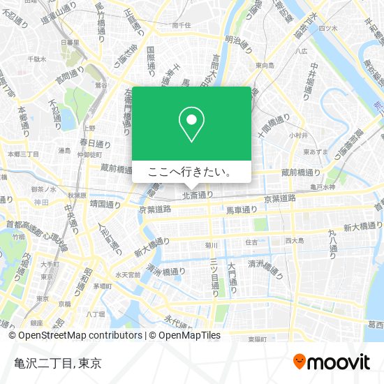 亀沢二丁目地図