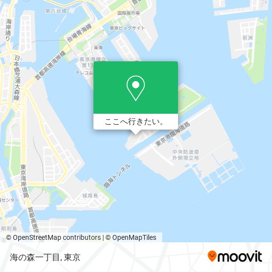 海の森一丁目地図