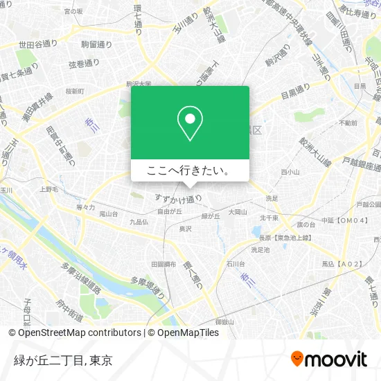 緑が丘二丁目地図