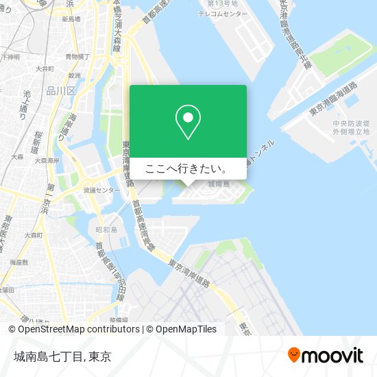 城南島七丁目地図