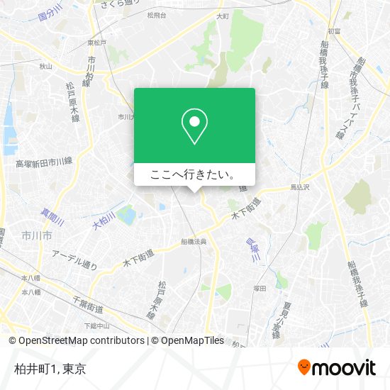 柏井町1地図