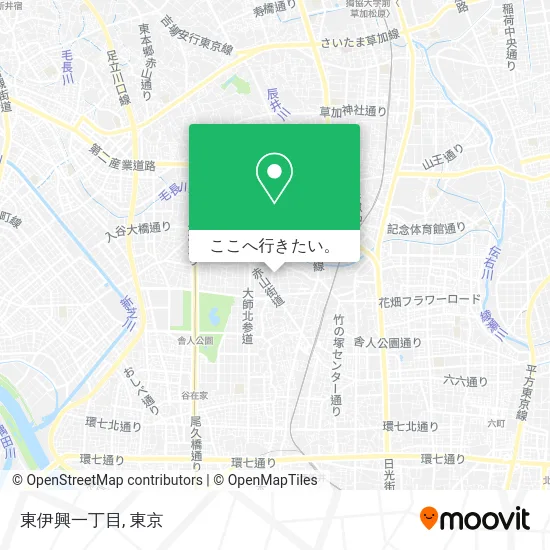 東伊興一丁目地図