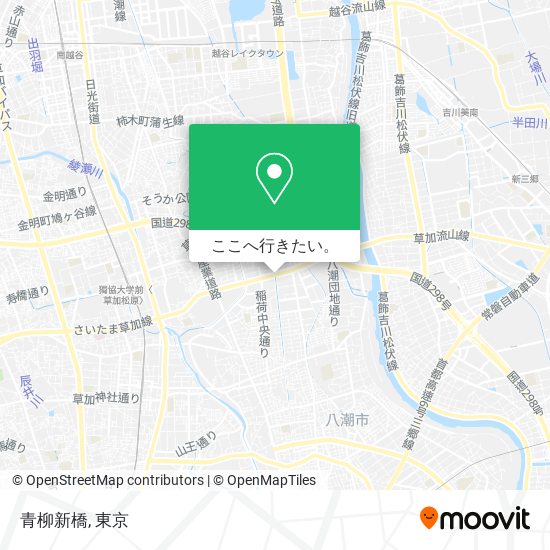 青柳新橋地図