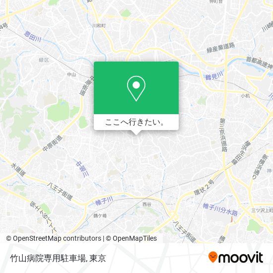 竹山病院専用駐車場地図