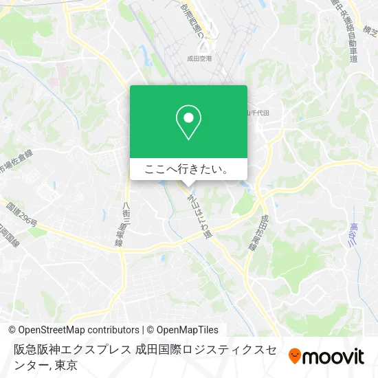 阪急阪神エクスプレス 成田国際ロジスティクスセンター地図