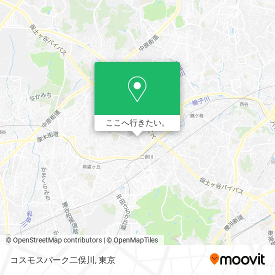 コスモスパーク二俣川地図