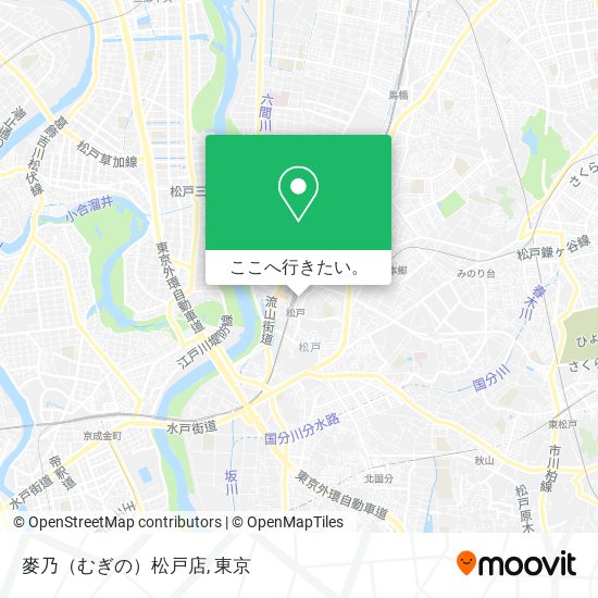 麥乃（むぎの）松戸店地図