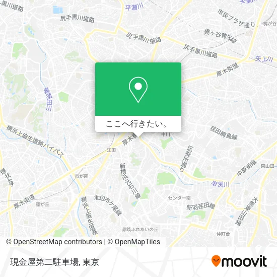 現金屋第二駐車場地図