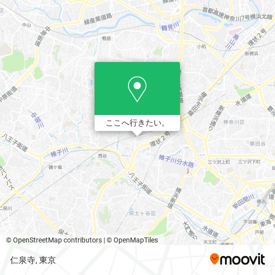 仁泉寺地図