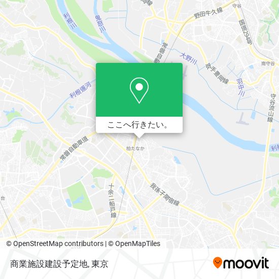 商業施設建設予定地地図