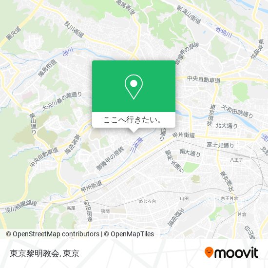 東京黎明教会地図