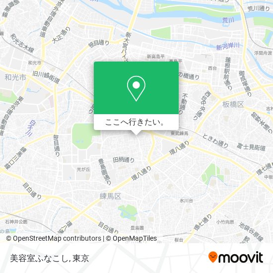 美容室ふなこし地図