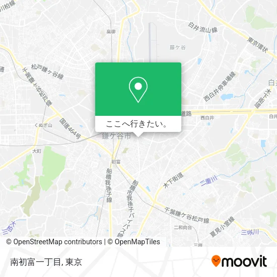 南初富一丁目地図